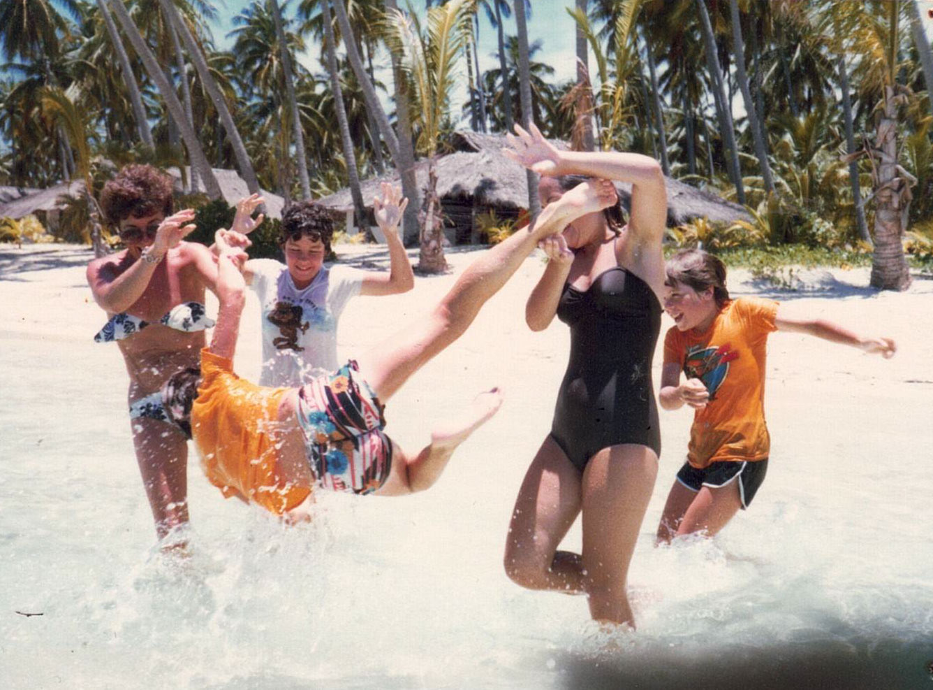 Mundell family on Malolo Lailai, 1978