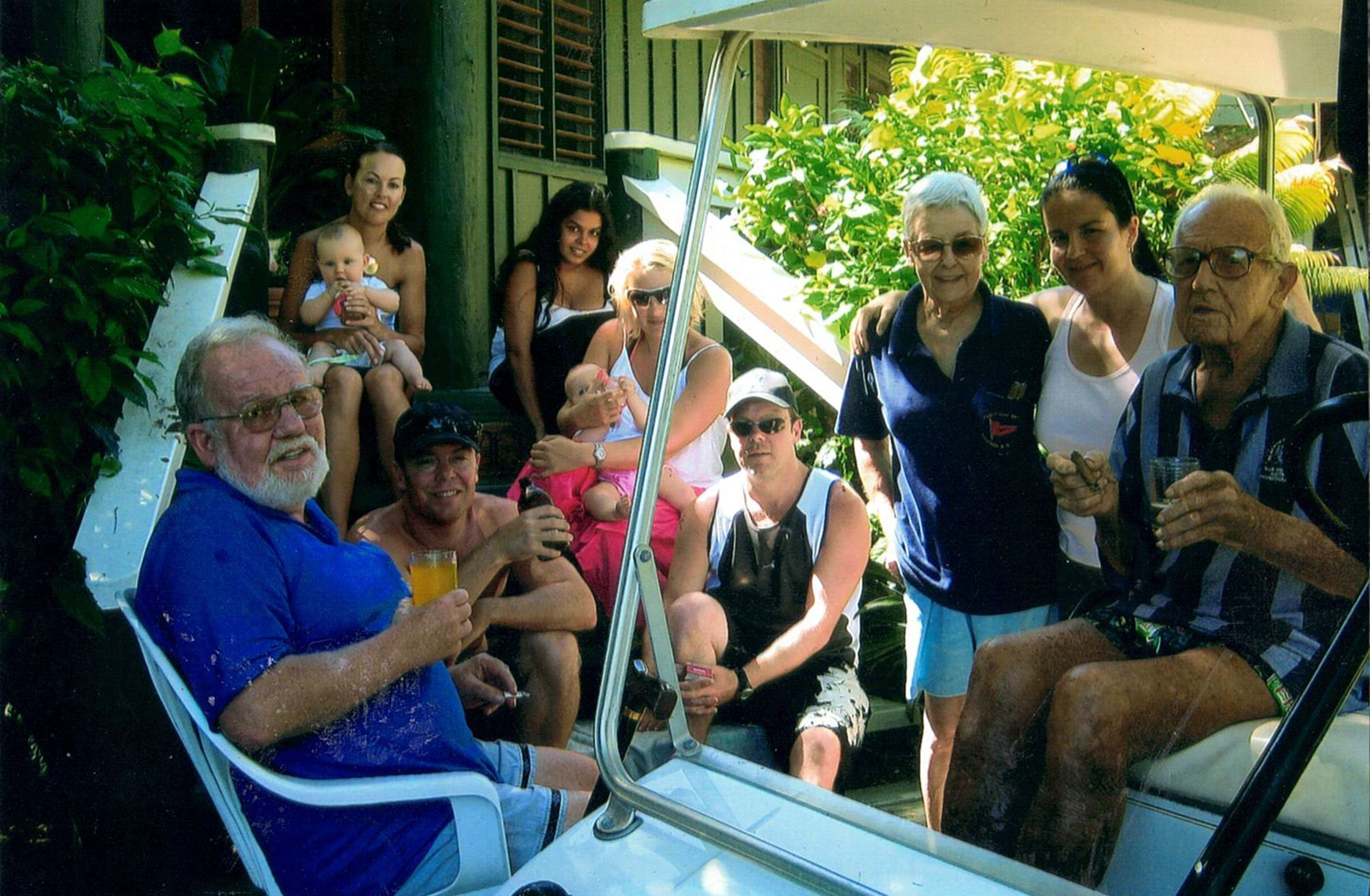 Mundell family at home in Fiji, 2005