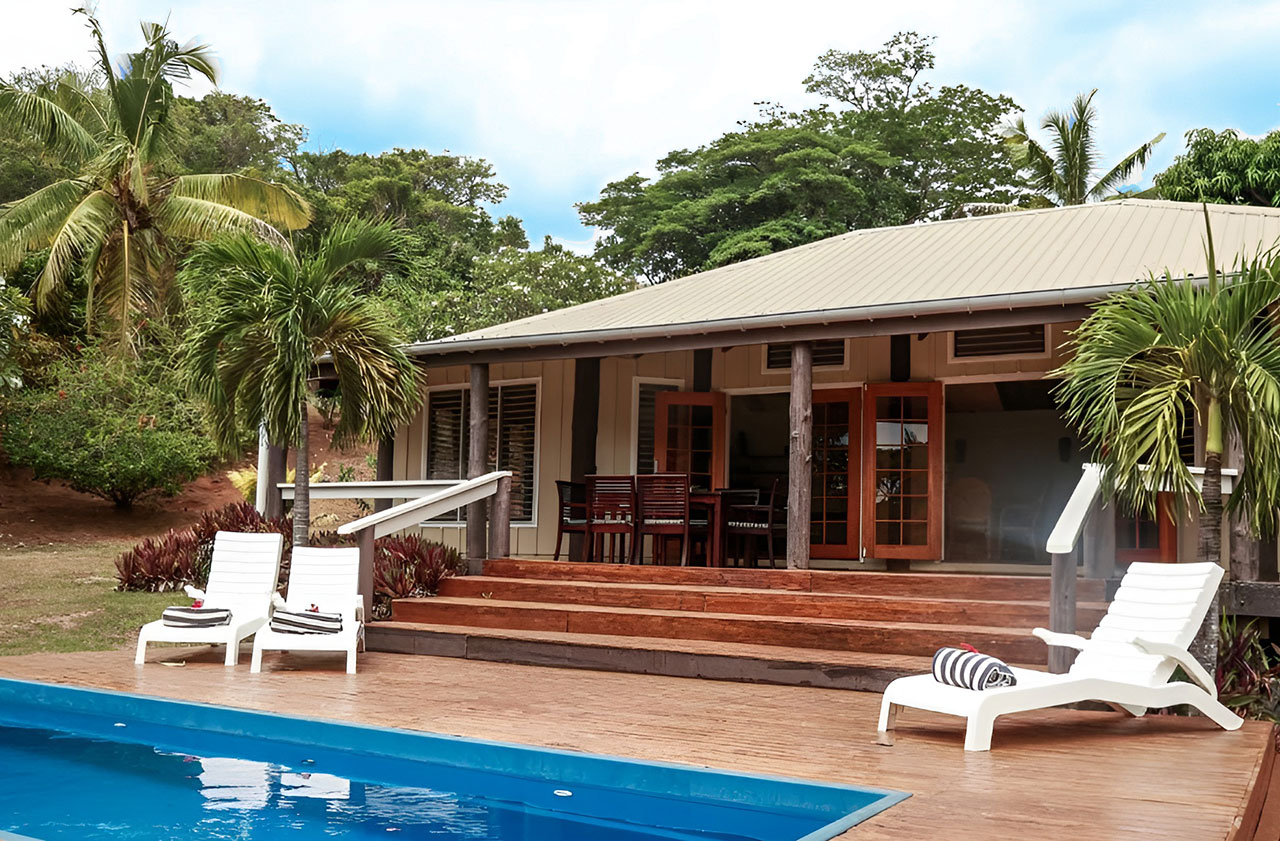 Vale Oasis - Private Holiday Home rental at Musket Cove Resort, Malolo Lailai Island, Fiji